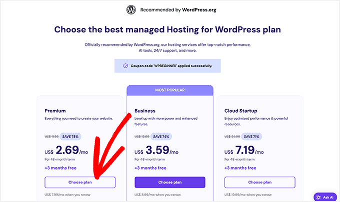 Hostinger Pricing Plans