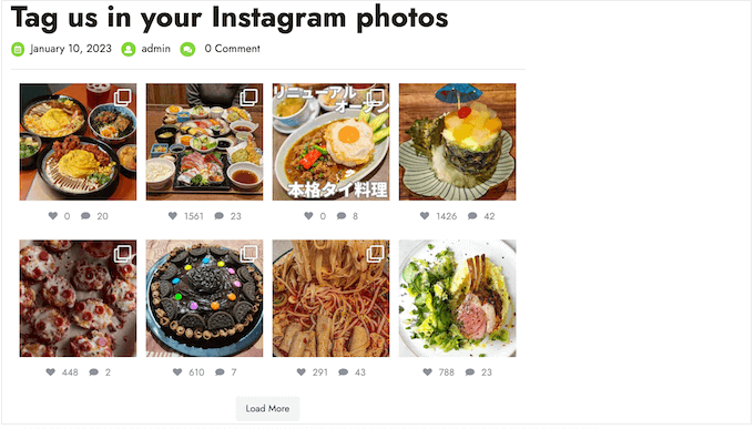 How to create a hashtag Instagram feed in WordPress